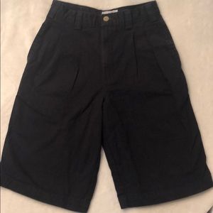 Navy blue cotton shorts